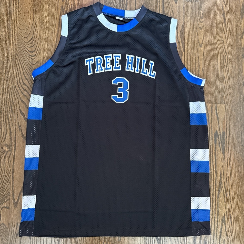 One Tree Hill Nathan Scott Black / Blue Jersey